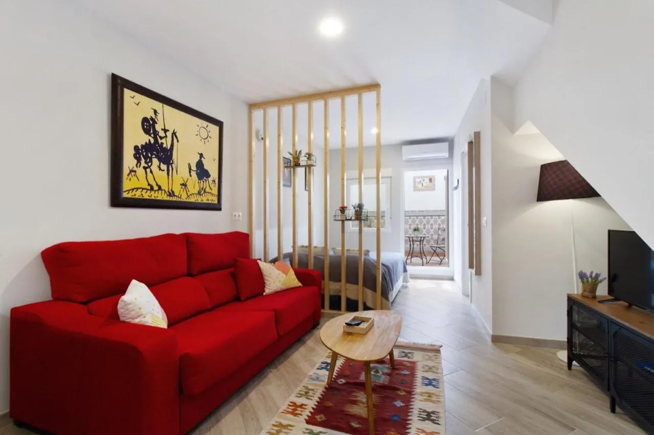 Barcelo 21, Parking On Request, Atico With Terrace & Studio With Patio, Center, Breakfast Included, Quite Neighborhood, Bc Málaga 0*,  Spanje